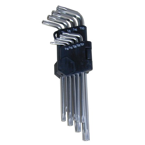 Torx sada s drkou 9ks,T15-T55,CRV