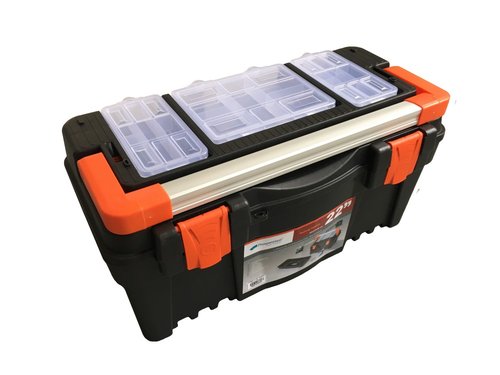 Plastový kufr MUSTANG s kovovým držadlem 550x267x277