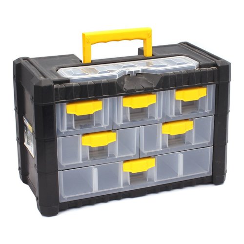 Organizr plast 400x200x260mm,9 zsuvek MULTICASE